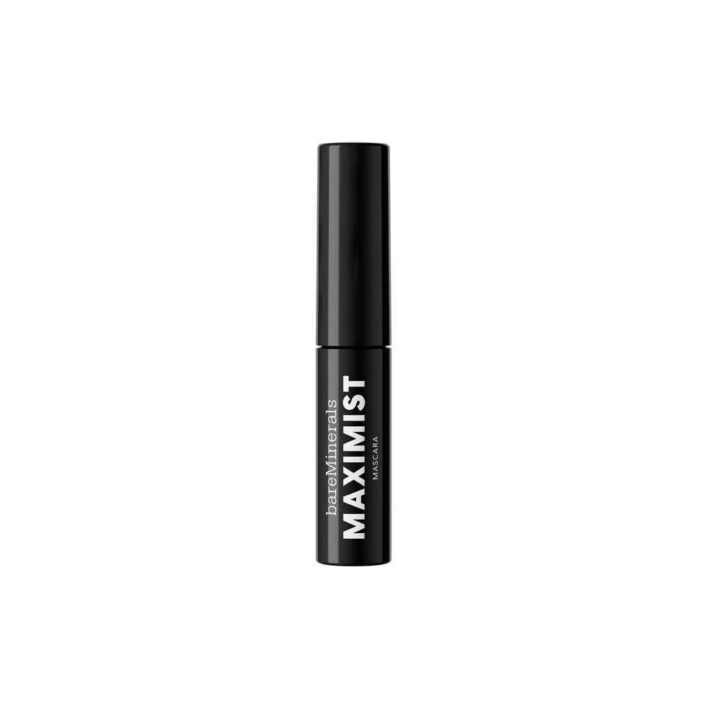 bareMinerals plant-based brush close-up demonstrating dual reservoirs for controlled volumizing application benefit