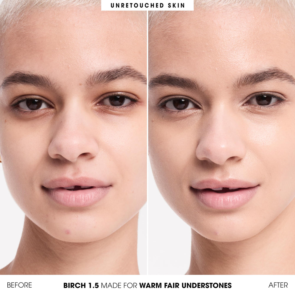 bareMinerals close-up of stick tip texture showing creamy glide and blendability benefit