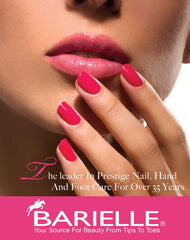 BARIELLE application at cuticle showing targeted nail nourishment