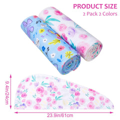 Basumee two floral patterns displayed to show variety and kid-friendly designs