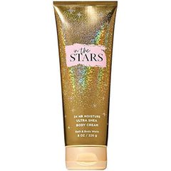 Bath & Body Works jar front view showing label and 8 oz size, highlights scent