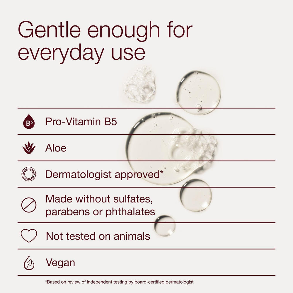 Bath & Body Works ingredient label highlighting pro-vitamin B5 and aloe