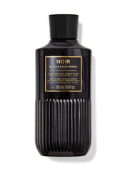 Bath & Body Works Noir front bottle shot showing scent notes and a convenient 10 oz size