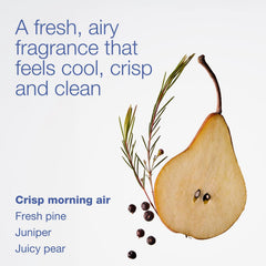 Bath & Body Works bottle next to hand showing size and easy-use benefit