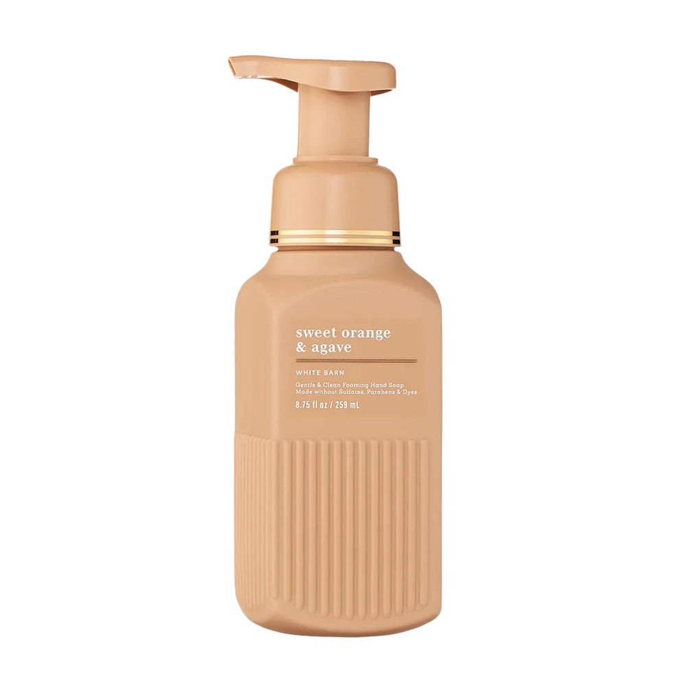 Bath & Body Works front bottle showing vibrant orange label and clean packaging benefit scent clarity