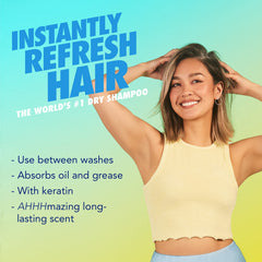 Tint blending into brunette hair to hide white residue and enhance color