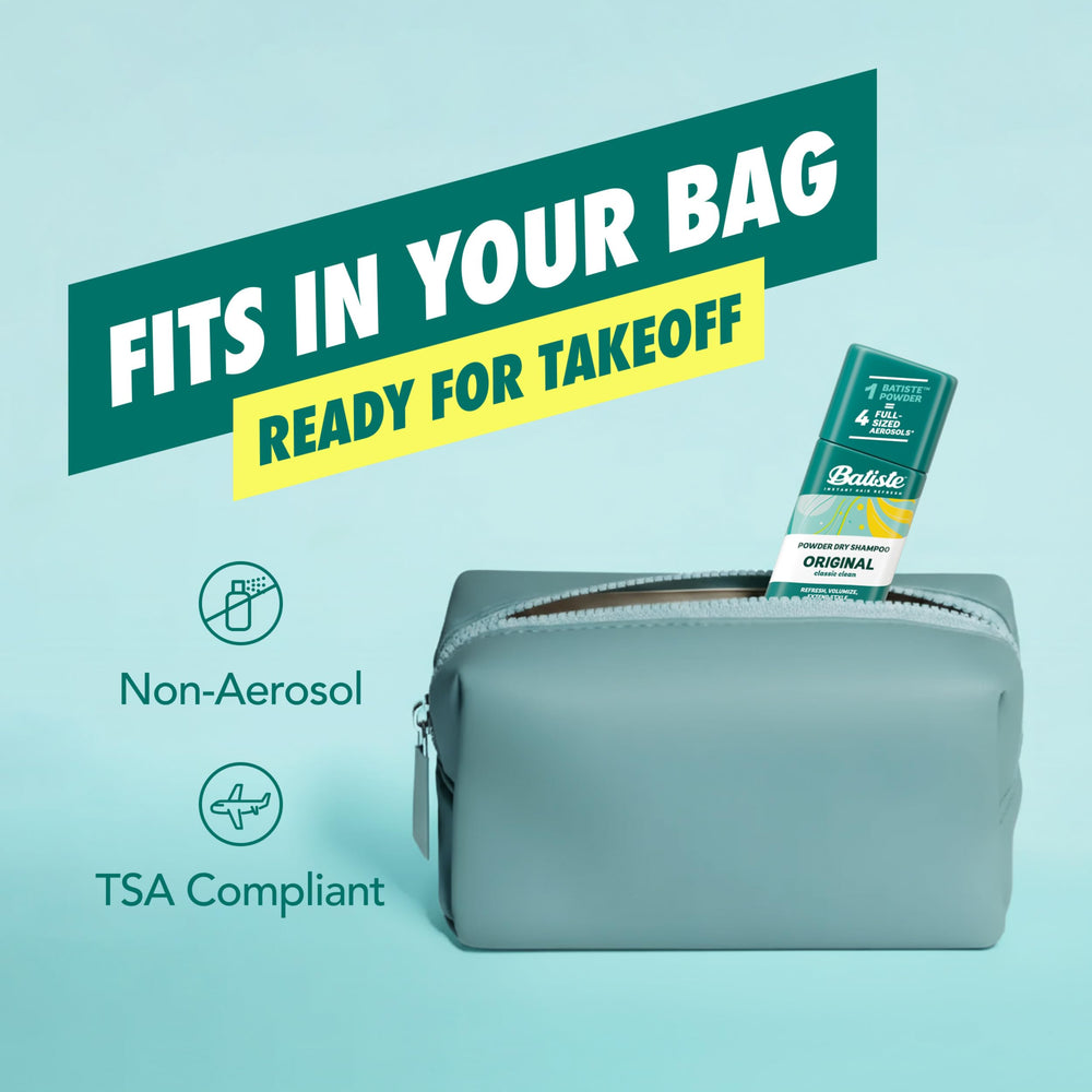 Batiste used after workout showing quick touch-up and confidence