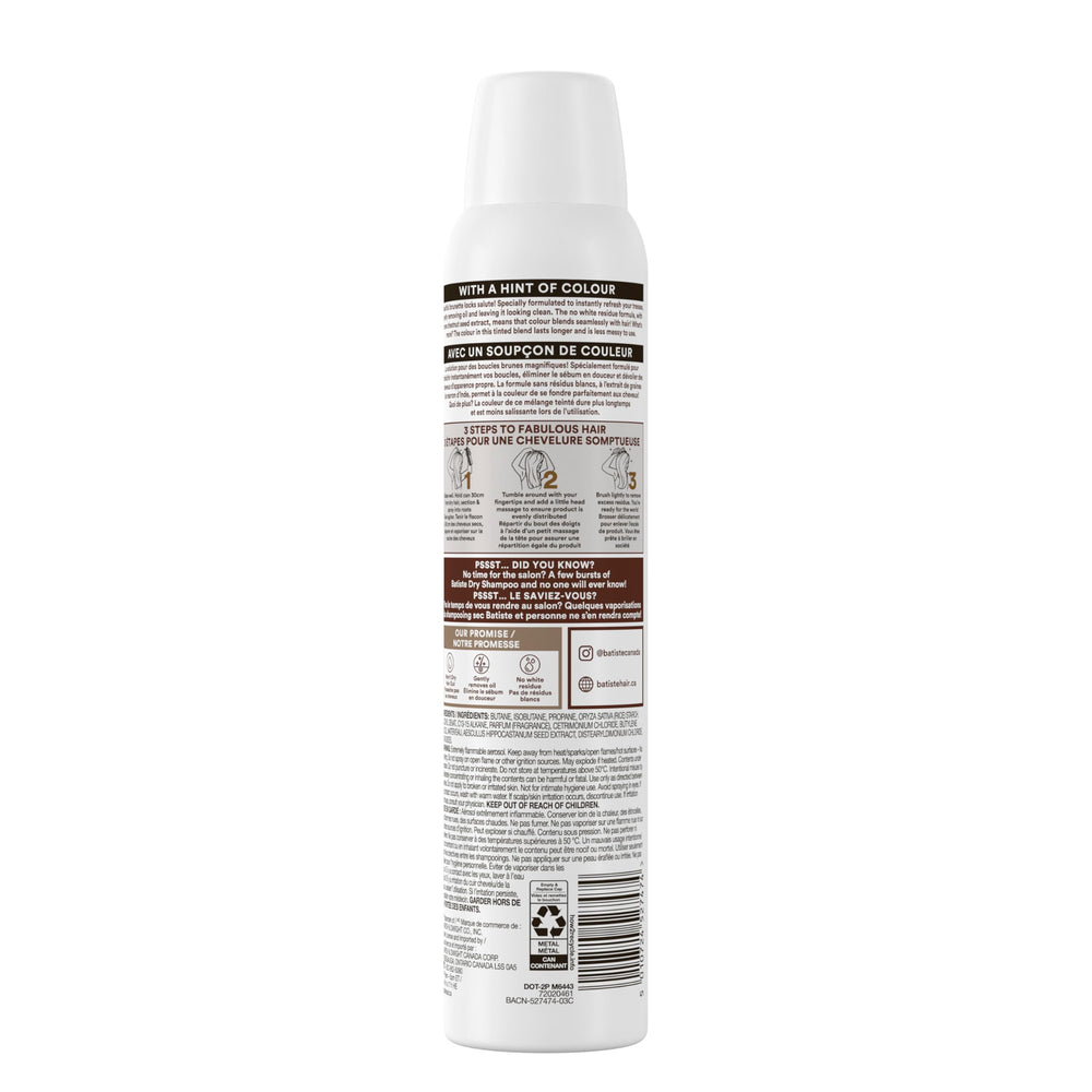 Batiste can held in hand demonstrating 6.73 fl oz travel-friendly size benefit