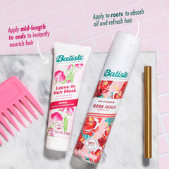 Batiste with coconut and macadamia oils highlighting moisture benefits