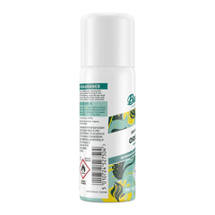 Batiste original in a toiletry bag while traveling for convenient on-the-go refresh