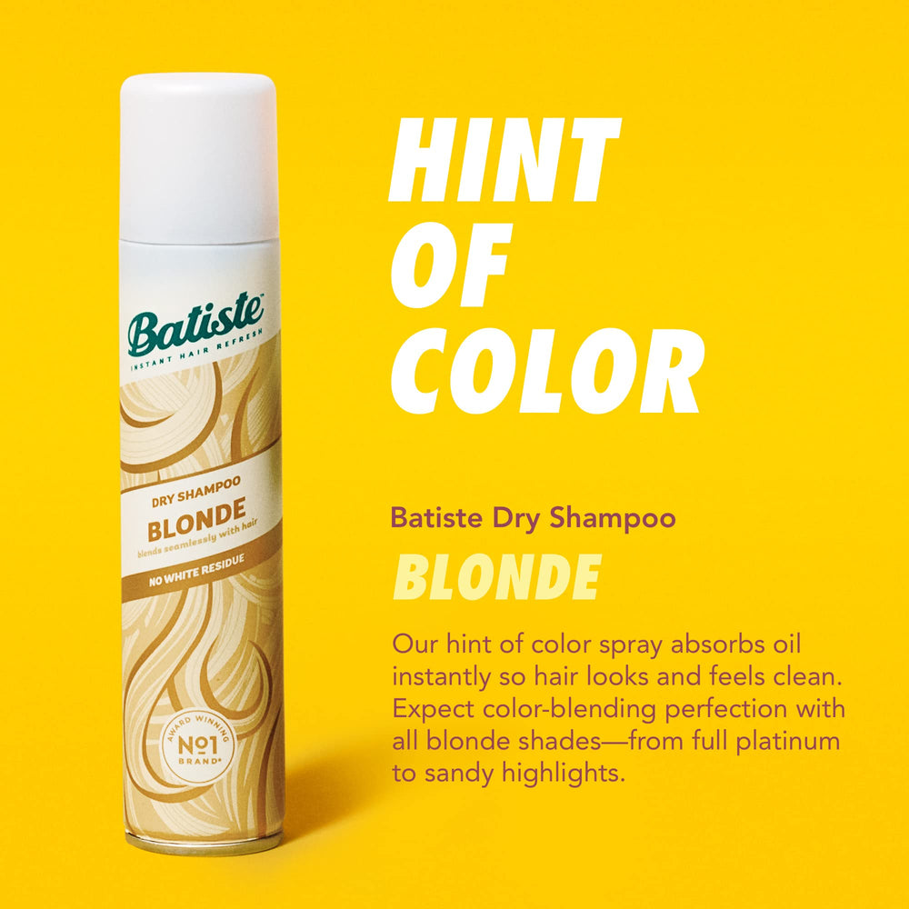 Batiste can in hand to show 6.35oz size and travel-friendly benefit