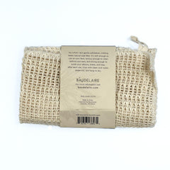 Baudelaire wash cloth in shower setting demonstrating use with soap for refreshed skin