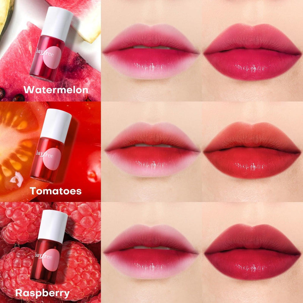 bayfree arm swatches of three shades showing true color payoff benefit