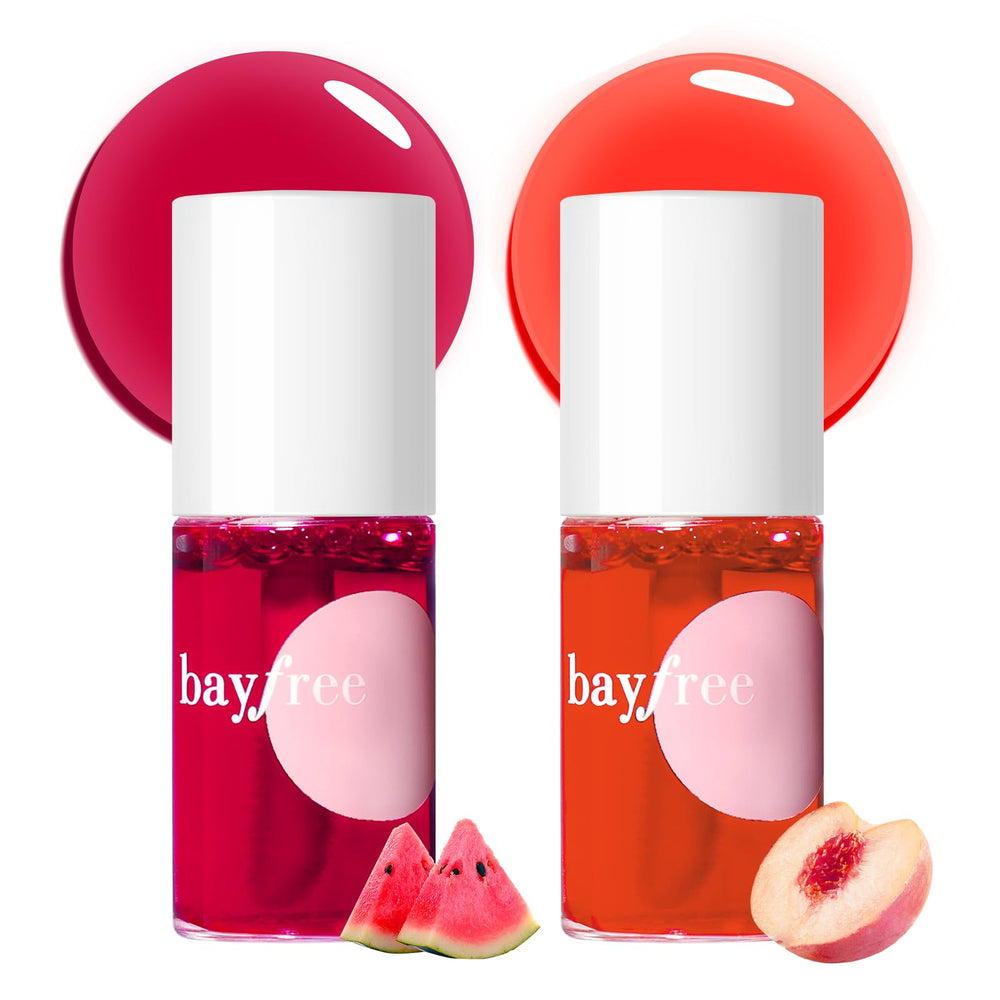 bayfree front packaging showing two tint tubes and compact design benefit portability