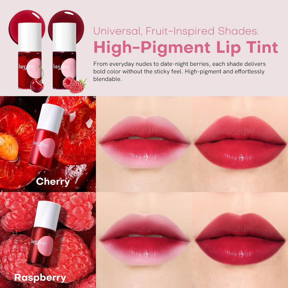 bayfree swatches on skin demonstrating vibrant, buildable color payoff