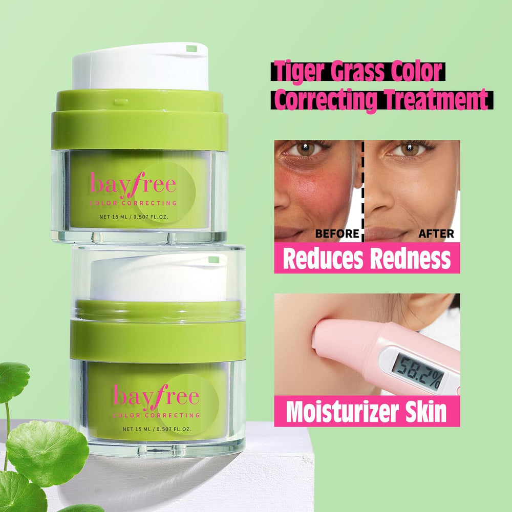 bayfree texture close-up of tinted cream, smooth hydration visible