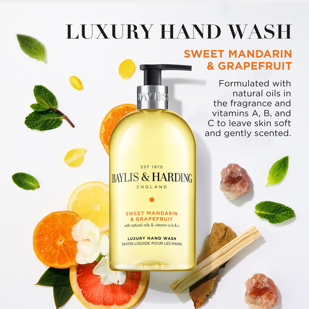 Baylis & Harding foamy texture close-up demonstrating gentle lather