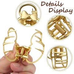BBGifts clip holding half-up hairstyle, quick styling benefit