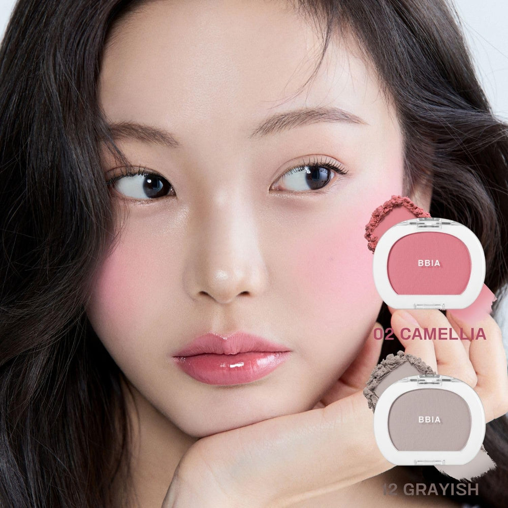 BBIA matte texture detail illustrating pore-blurring finish and natural contouring