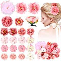 BBTO light pink rose front view shows feminine accessory and elegant styling