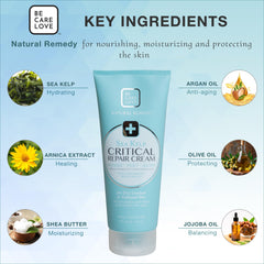 BCL SPA cream applied on hands demonstrating softened skin and immediate comfort
