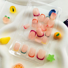BDKAIWU hand model wearing nails to show fit and instant manicure benefit