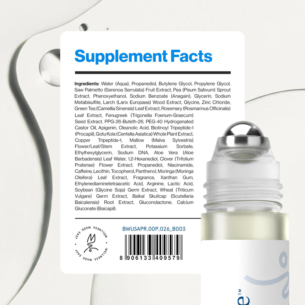 Be Bodywise bottle on bathroom shelf suggesting easy daily routine benefit