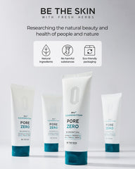 BE THE SKIN in-bathroom routine portraying daily AM PM use
