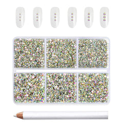 BEADSLAND front packaging showing 7200pcs crystal rhinestones and wax pen, great value