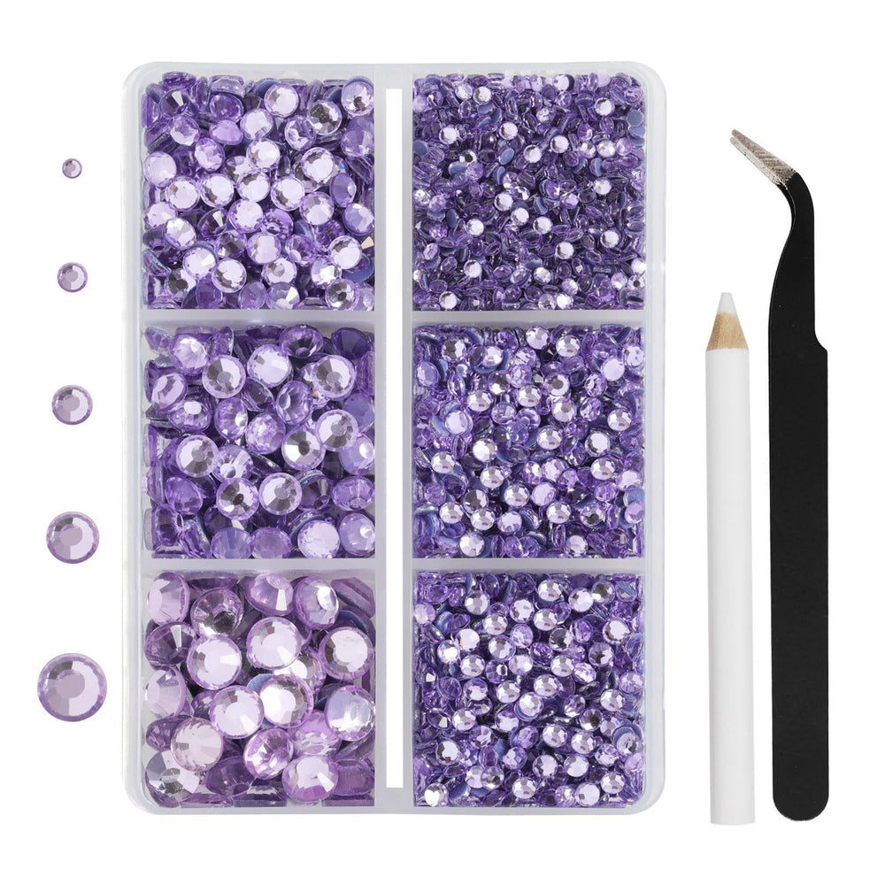 BEADSLAND front packaging showing organized purple hotfix kit and included tools for easy use