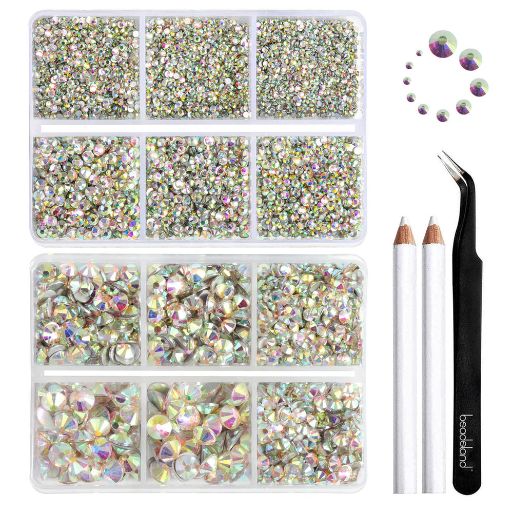BEADSLAND front packaging showing two partitioned boxes and included tools for easy organization