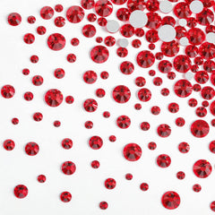 BEADSLAND rhinestones applied on nail art showing durable adhesion and scaled design impact
