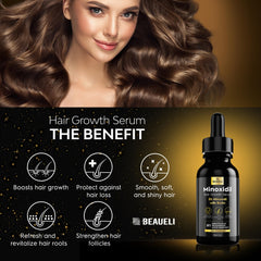 beaueli applied to scalp demonstrating targeted hair-support application