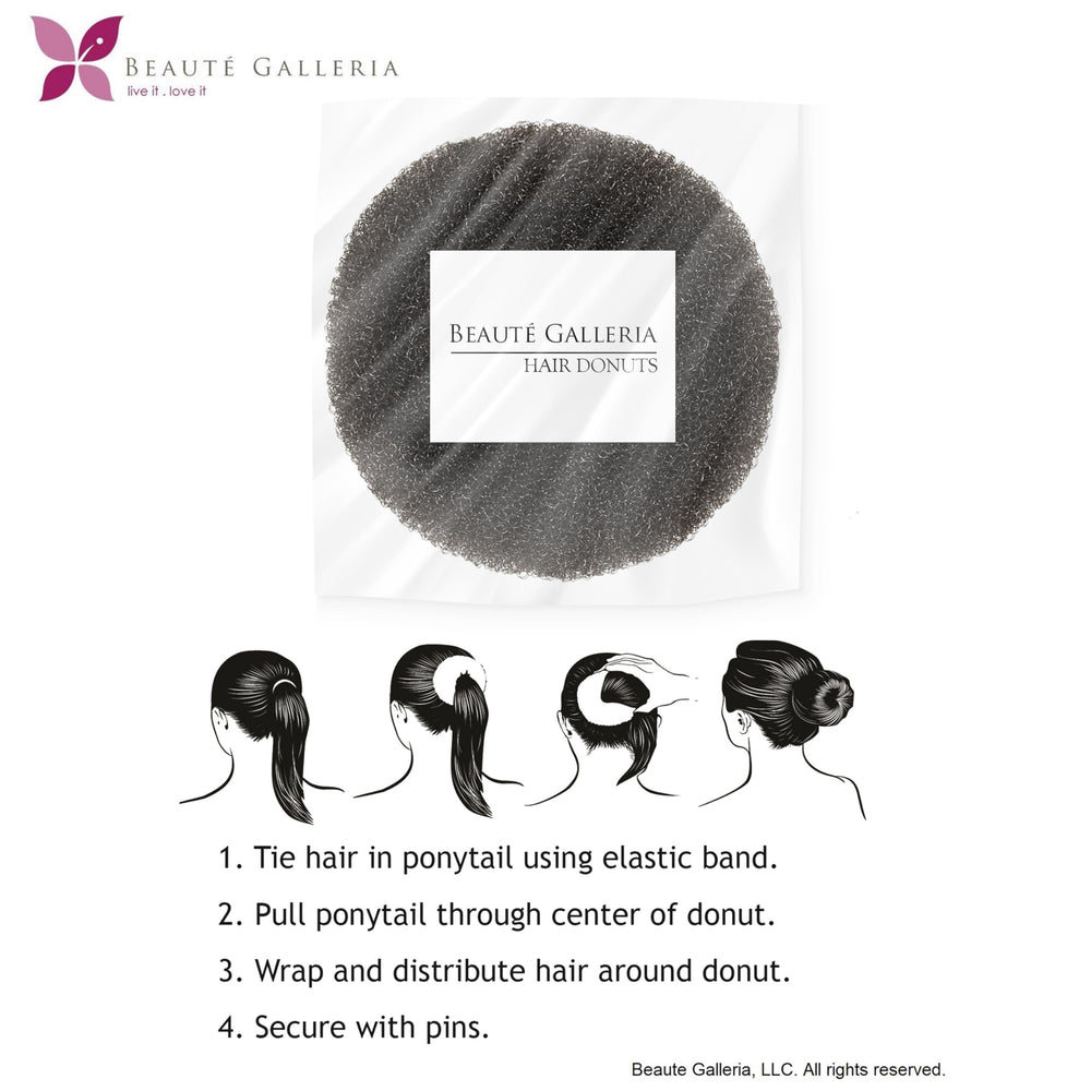 BEAUTÉ GALLERIA lifestyle bridal bun showing elegant, secure updo for events