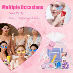 Beauty Bar assembled guest pack on table, ready-to-give convenience benefit