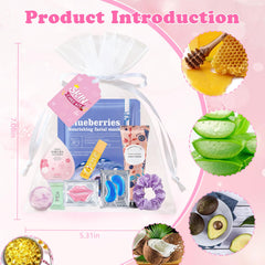 Beauty Bar hand cream tube label visible, fast-absorbing hydration benefit