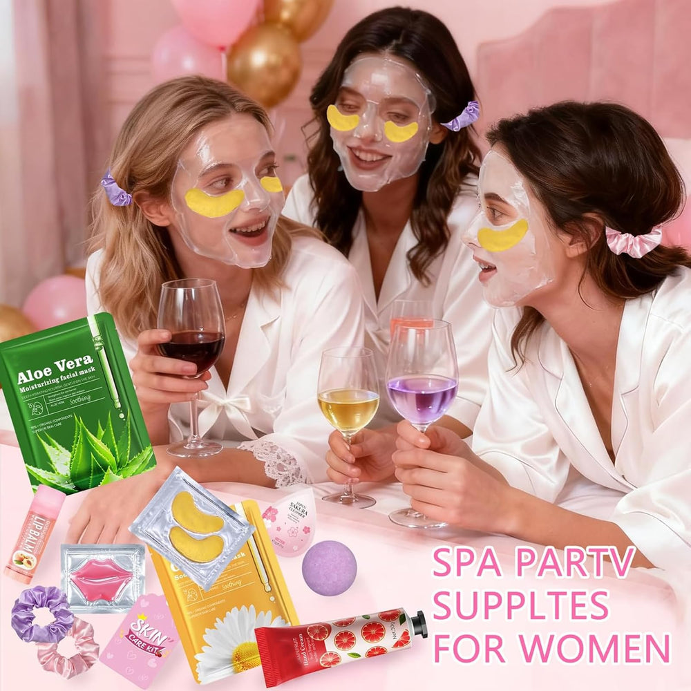 Beauty Bar organza gift bags filled, neat presentation and gifting benefit