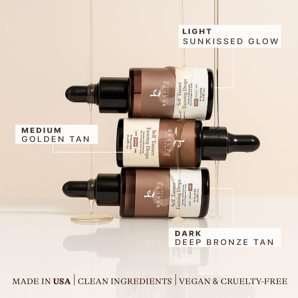 Beauty by Earth label close-up highlighting clean ingredient claims