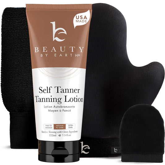 Beauty by Earth front packaging showing kit and natural ingredients benefit