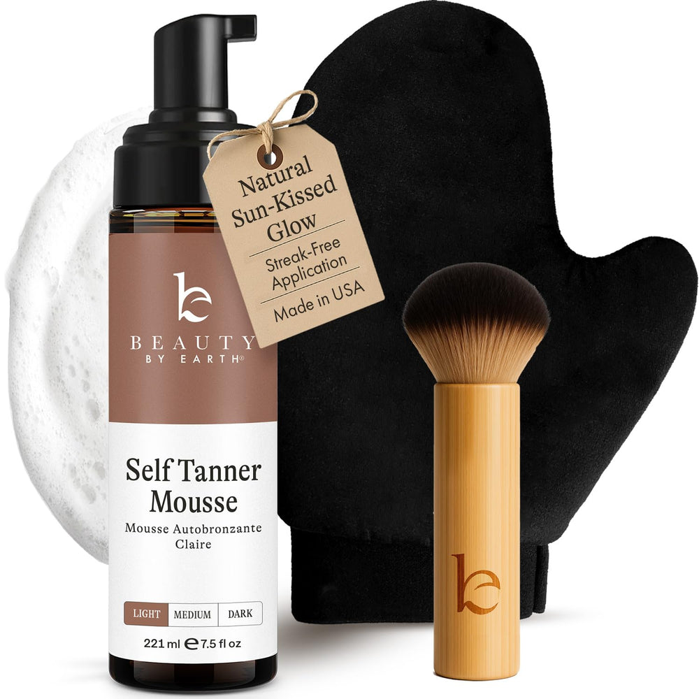 Beauty by Earth front packaging showing kit and benefits