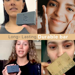 Beauty by Earth foamy lather in hand demonstrating effective cleansing