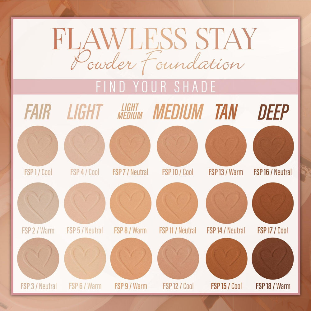Beauty Creations foundation applied on model for matte, even coverage benefit