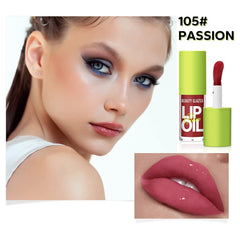 Beauty Glazed open tube with applicator showing rounded bristles benefit
