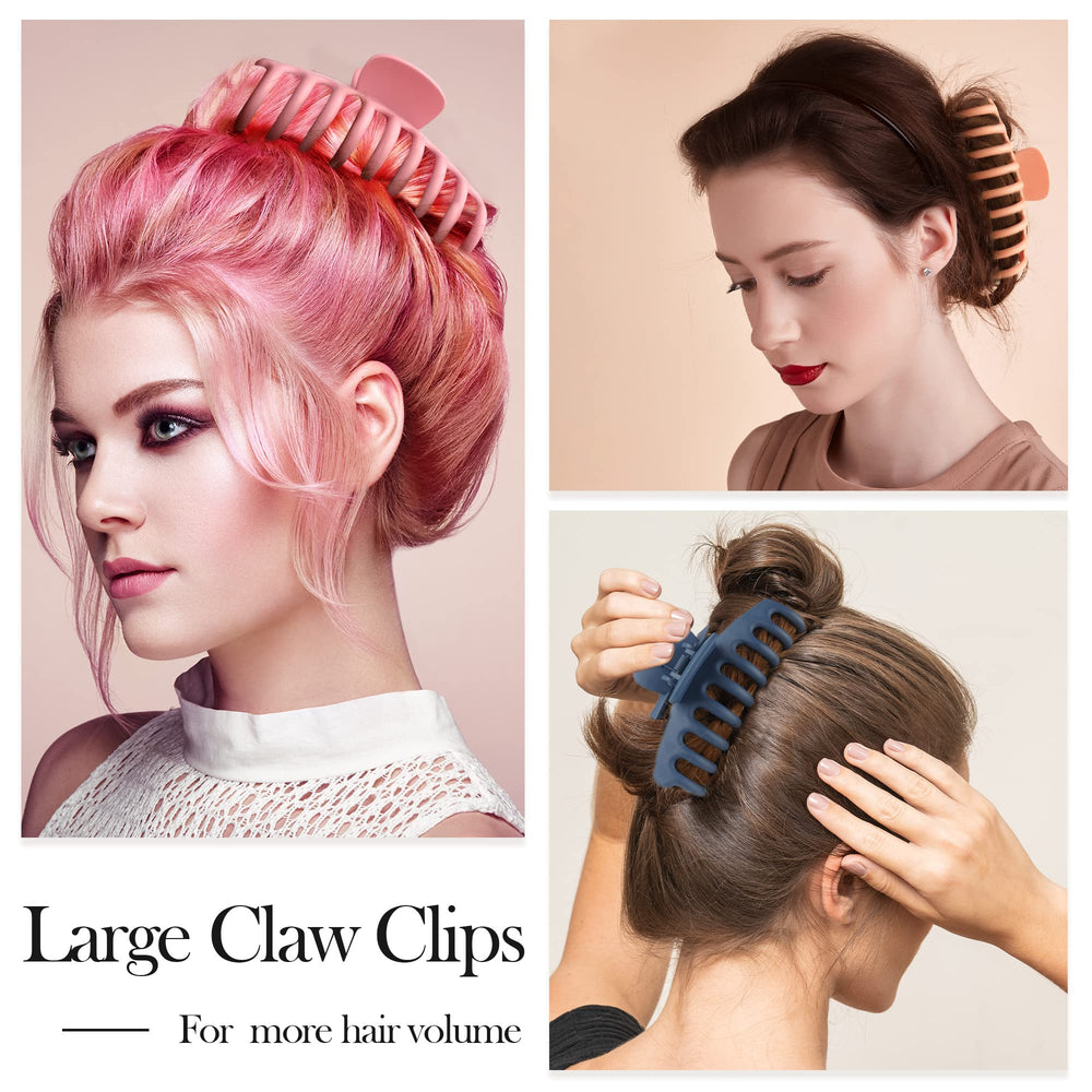 Beauty.H.C clip next to a hand showing 4.3 inch scale and convenience
