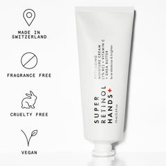 Beauty Pie tube on vanity showing lifestyle use and night routine fit