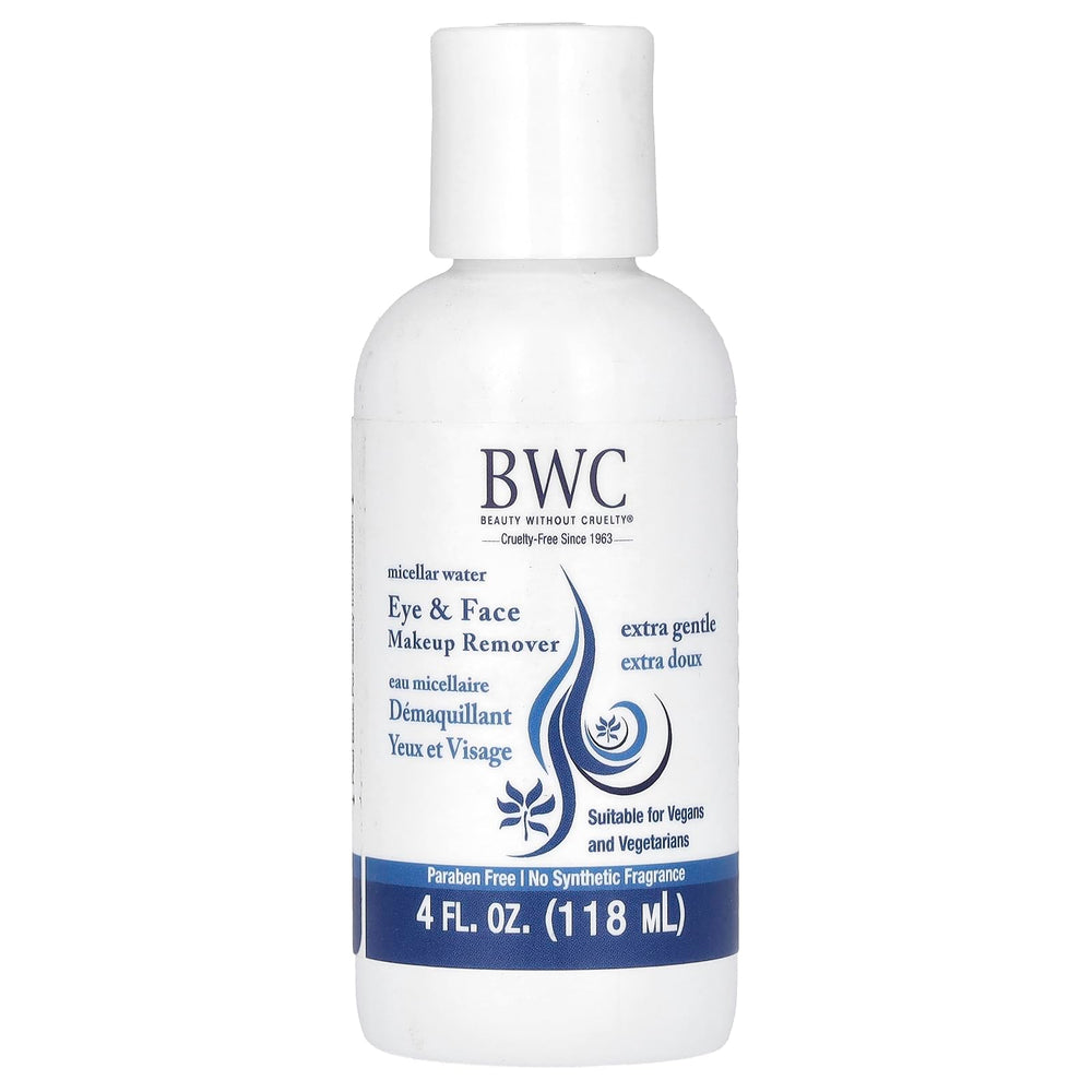 Beauty Without Cruelty bottle front view showing label and gentle formula benefits
