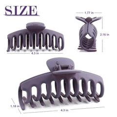 Beauty.H.C clip in thick hair holding full updo securely during activity