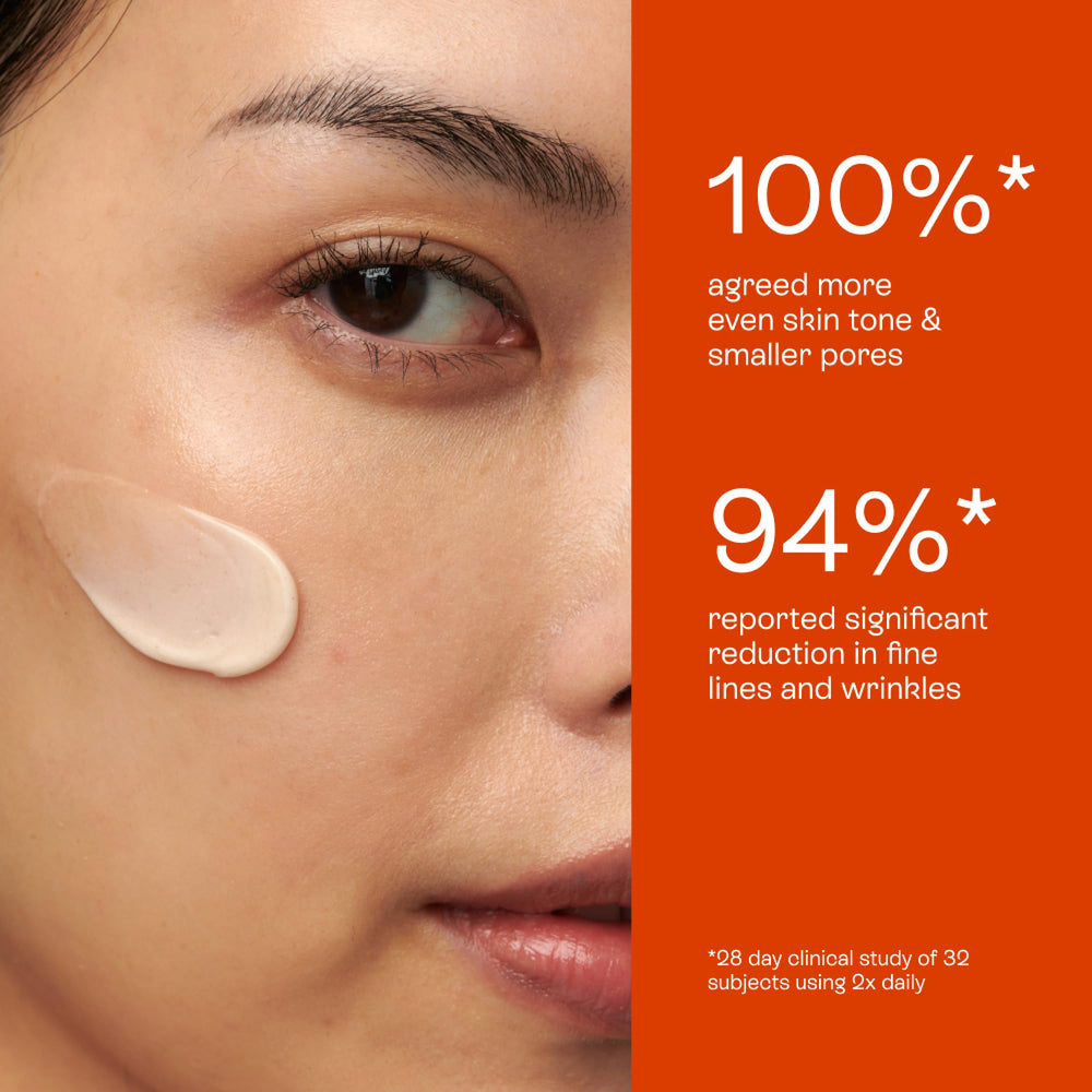 BeautyStat single drop on skin illustrating quick absorption and glow