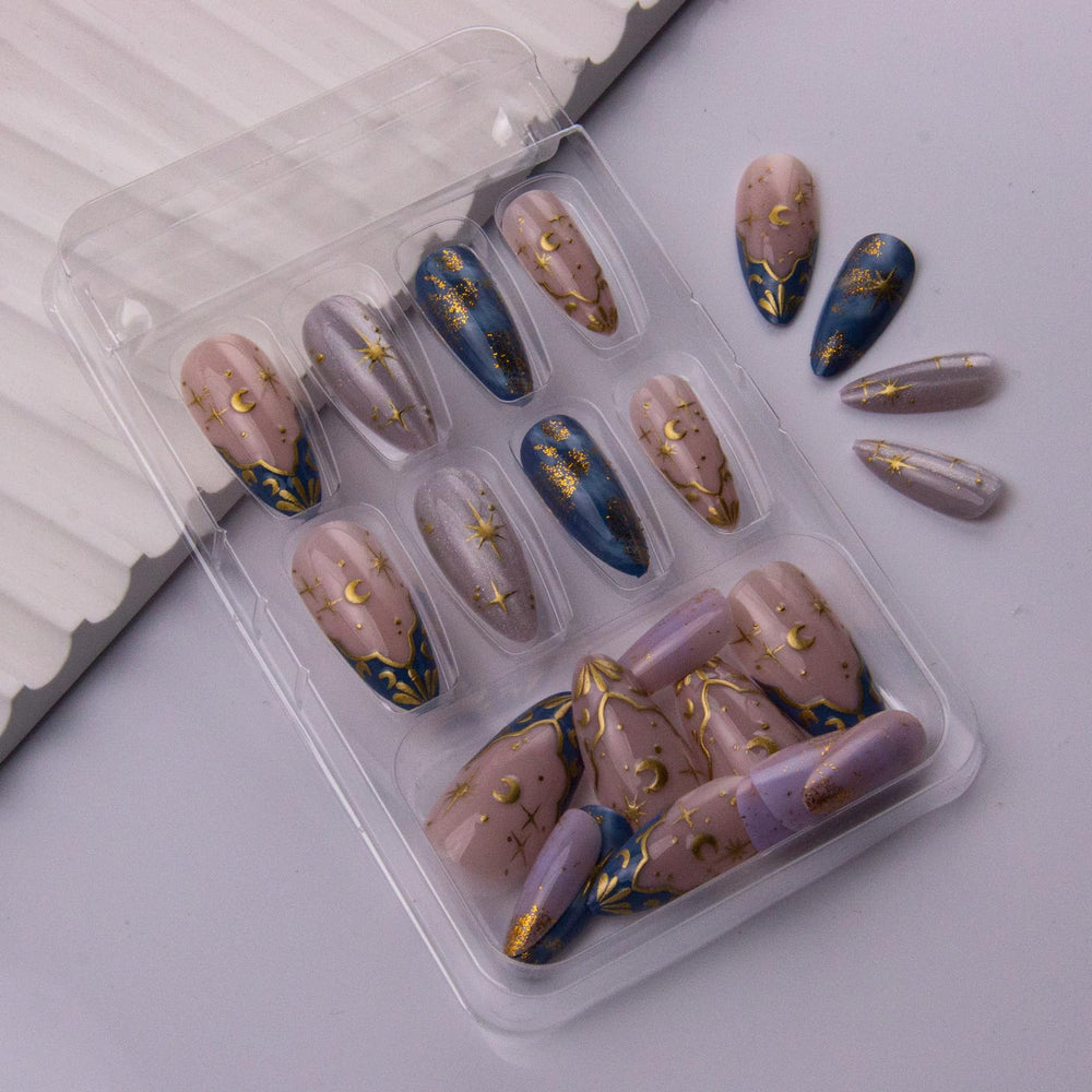 BEAWTH nail file and jelly tabs displayed, makes at-home application simple