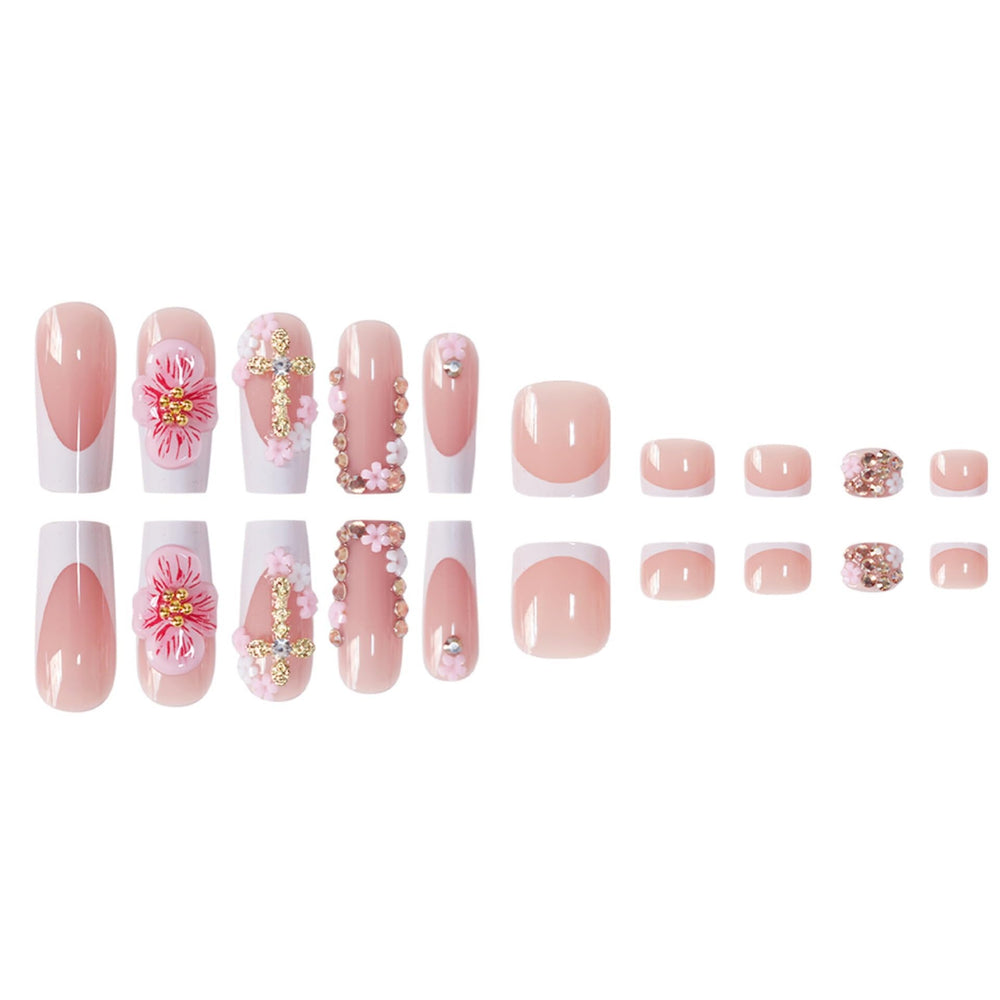 BEAWTH hand model wearing nails demonstrating natural look and comfortable fit